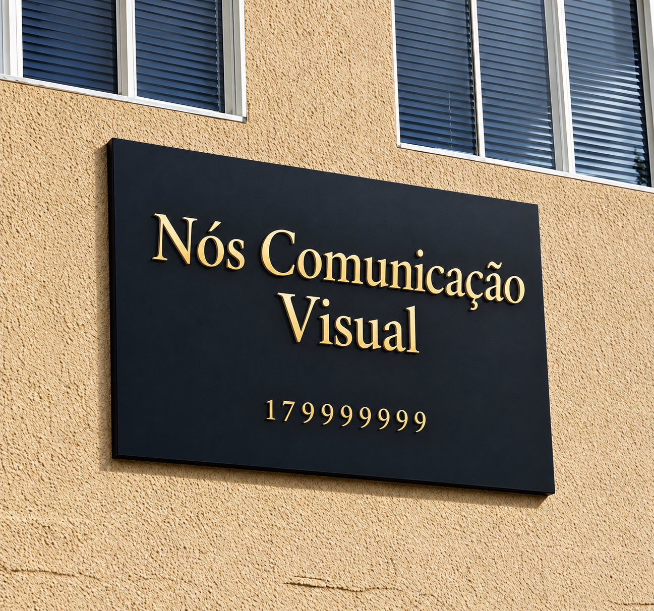 Placa ACM Adesivada